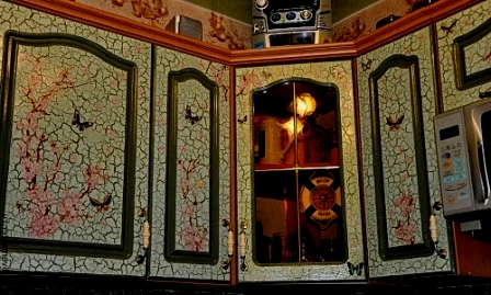 декупаж мебели обоями своими руками фото