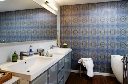 моющиеся обои для ванной комнаты как выбрать