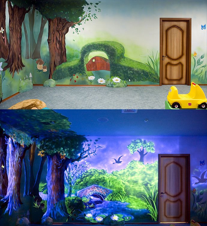 Светящиеся 3д обои